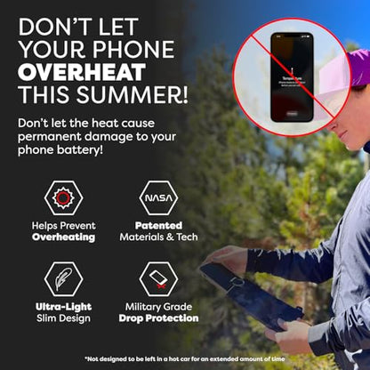 PHOOZY Apollo II Thermal Phone Case with NASA-Derived Technology - Extends Battery Life 4X in Hot or Cold Weather - Military Grade 8-Foot Drop Protection Insulated Pouch - Large Pink Camo - color: Apollo II Pink Camo, size: LARGE