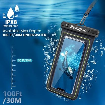 Waterproof Phone Pouch - 6 Colors Universal Touchscreen Waterproof Phone Bag for Swimming, Beach & Outdoor Use (Grey) - color: grey