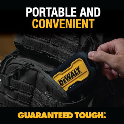 DEWALT Heavy Duty Portable Charger, Power Bank, Travel Worksite 10,000 mAh