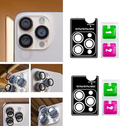 Anti-Scratch Tempered Glass Lens Protectors Matte Finish Shockproof for Phone 16 Series Camera Guard Camera Lens Cover - color: A
