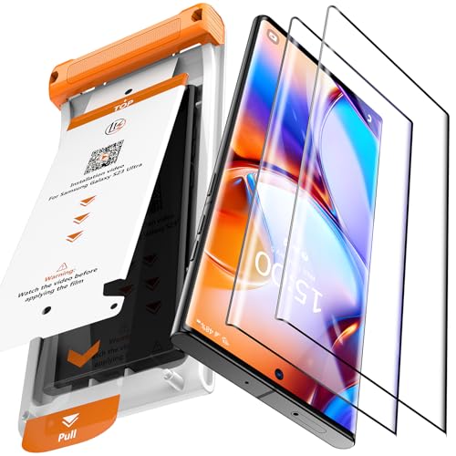 LK 2 Pack for Samsung Galaxy S23 Ultra Screen Protector, Flexible Glass - size: Galaxy S23 Ultra - 2 Pack
