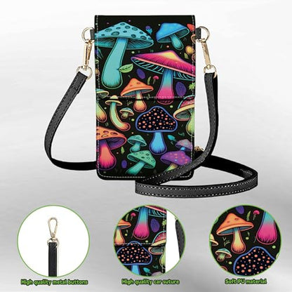 Small Crossbody Bags with Adjustable Shoulder Strap - color: Dream Mushroom