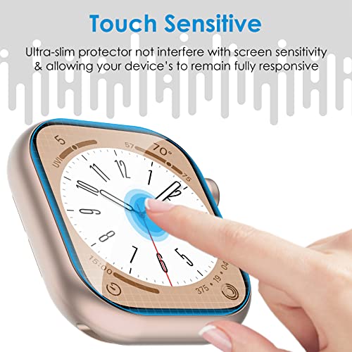 UniqueMe 6 Pack for Apple Watch 40mm SE 3/SE 2/SE Screen Protector - size: 40mm