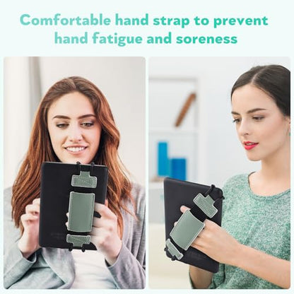 Secure Hand Strap for Kindle and Tablet - High Elasticity Finger Grip Holder Accessories for 6-8 Inches E-Book Tablet. - color: Green