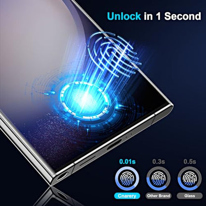 3 Pack Screen Protector for Samsung Galaxy S23 Ultra [Not Glass], Support Fingerprint Flexible TPU Film, Touch Sensitive, Anti-Scratch, Full Coverage - size: Samsung Galaxy S23 Ultra