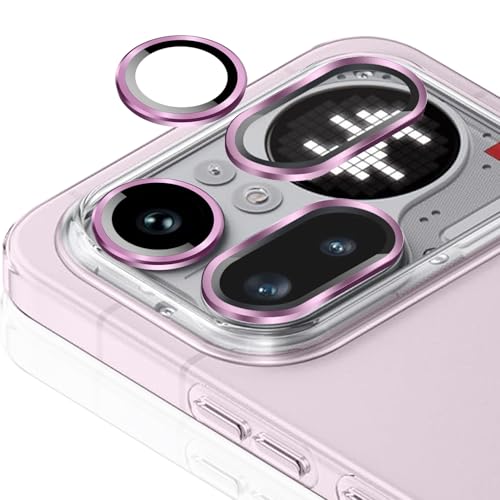 Zeking 2 Set for Nothing Phone 4a Pro 5G Camera Lens Protector, - color: Pink
