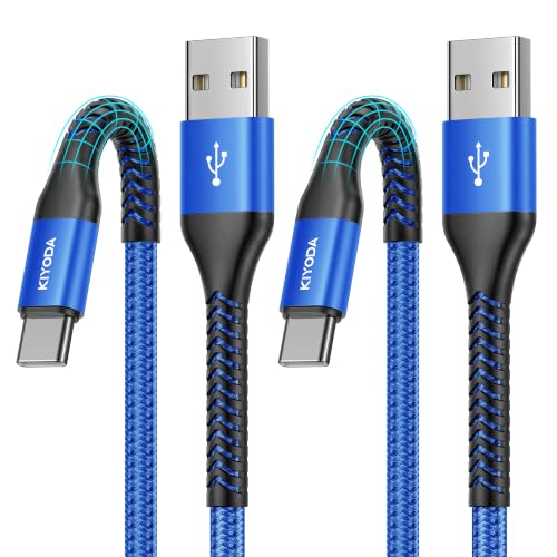 USB C to C Cable 60W Fast Charging 6FT, USB C to USB C Cable for CarPlay - color: Blue, size: 3FT, style: USB A to USB C