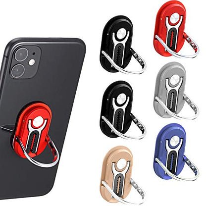 Frienda 6 Pcs 3-in-1 Mobile Phone Holder Car Vent Clip Ring Holder
