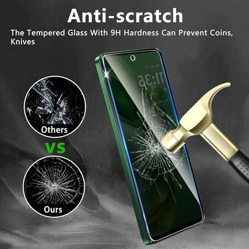 3 Pack Privacy Screen Protector Designed for Motorola Moto G Power 5G 2025,Full Coverage Anti-Spy Tempered Glass Film,9H Hardness,Anti-Fingerprint,Bubble Free,Easy to Install - size: Moto G Power 5G 2025 FK3