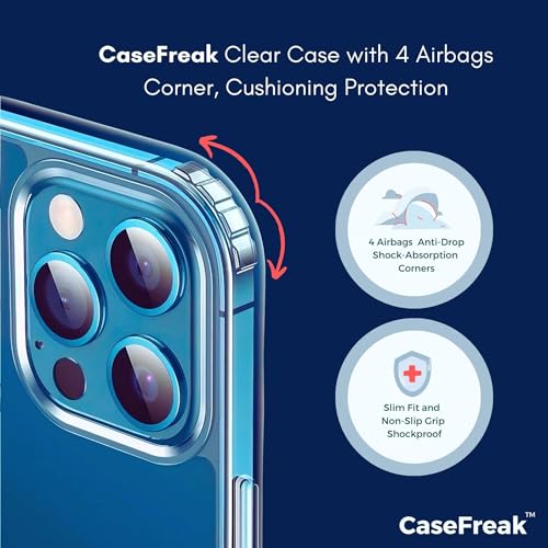 i12pm Bundle Clear Case & Screen Protector, Mag-Safe Compatible with Magnetic Built, Shockproof Full Body Protection, Drop Proof, Non-Yellowing, Anti Fingerprint for iPhone 12 Pro Max (6.5")