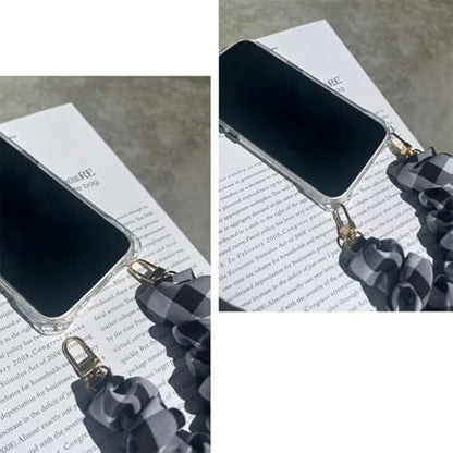 Phone Wrist Strap, Scrunchie Phone Lanyard with Tether Tab,Anti-Drop Hands-Free Wrist Strap (I) - color: I