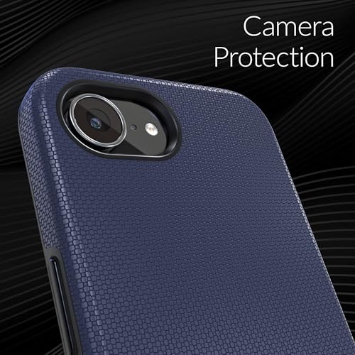 Crave for iPhone 17e Case and iPhone 16e Case, Shockproof Protection Dual Layer Case for iPhone 17e, iPhone 16e (6.1 inch) - Navy - color: Navy