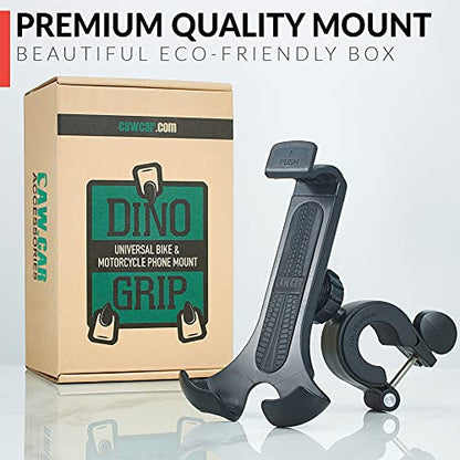 New 2026 Bicycle & Motorcycle Phone Mount - The Most Secure One-Handed Bike Phone Holder for iPhone, Samsung or Any Smartphone. Stress-Resistant and Highly Adjustable. +100 to Safeness & Comfort