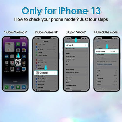 Hython Case for iPhone 13 Case Glitter, Cute Sparkly Shiny Bling Sparkle Cover, Heavy Duty 3 in 1 Hybrid Hard PC Soft TPU Bumper Full Body Shockproof Protective Phone Cases for Women Girls, Teal - color: Teal