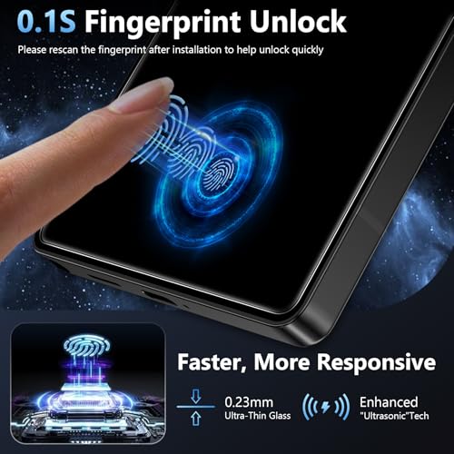 2 Pack for Samsung Galaxy S26 Ultra Privacy Screen Protector Glass | Fingerprint Unlocking, 25° Anti Spy S26 Ultra Screen Protector, Full Coverage, Case Friendly, Easy Installation - size: Galaxy S26 Ultra
