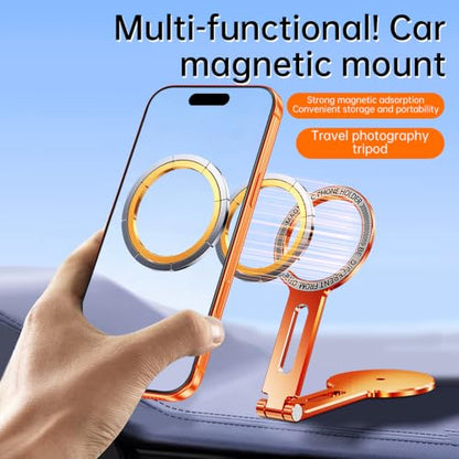 Dual-Sided Magnetic Phone Stand Holder for MagSafe, Grey - color: Grey