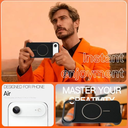 Phone Case Crafted for iPhone Air,Black - color: Black-2, size: iPhone Air
