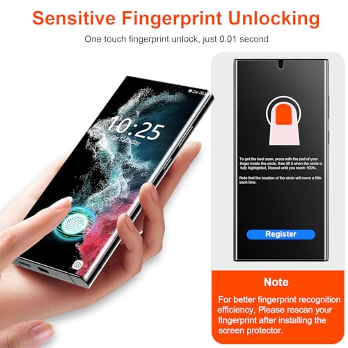 2 Pack 4 Way 360 ° Matte Privacy Screen Protector for Samsung Galaxy S22 Ultra 6.8 Inch[Not Glass], Anti-Scratch, Anti-Glare, Support fingerprint - size: Samsung Galaxy S22 Ultra
