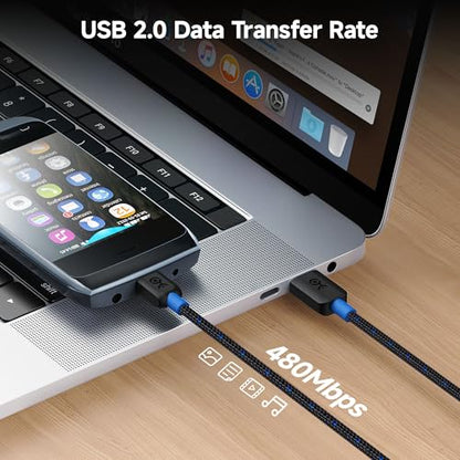 Cable Matters Braided USB C to Micro USB Cable, 3.3ft, Black - size: 3.3 Feet