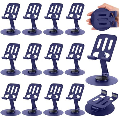 Geelin 12 Pcs Phone Stands Dual Folding Compatible with All Tablet, Purple - color: Purple