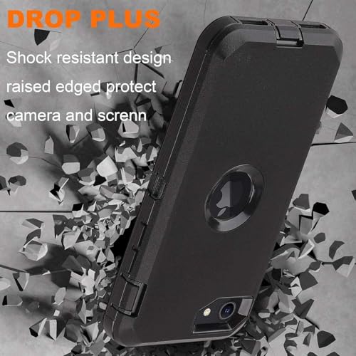 ENTRONIX Case Compatible with iPhone 8/7/SE - Triple-Layer Heavy Duty Protection Navy - color: Blue