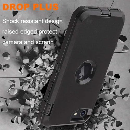 ENTRONIX Case Compatible with iPhone 8/7/SE - Triple-Layer Heavy Duty Protection Navy - color: Blue