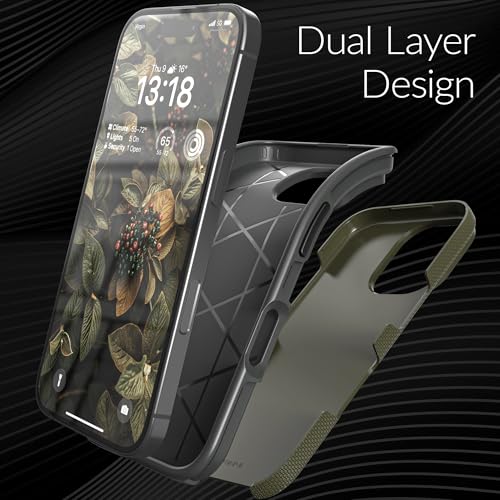 Crave Dual Guard Compatible with iPhone 16 Case, Compatible with MagSafe Shockproof Protection Dual Layer Case for Apple iPhone 16 (6.1") - Sage - color: Sage