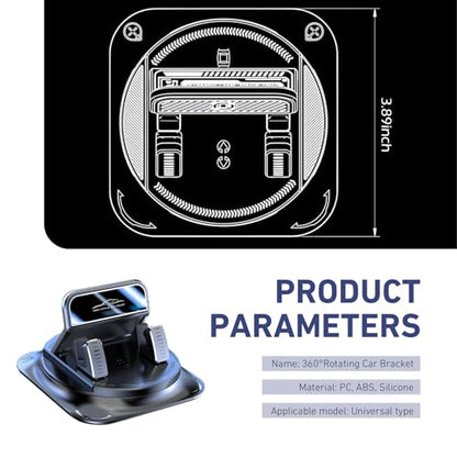 Car Dashboard Phone Holder, Fits Most Phones