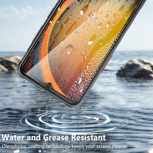 4-Pack for Samsung Galaxy X Cover 7 pro Screen Protector Tempered Glass, 9H Hardness Anti-Fingerprint Bubble-Free Anti Scratch, Ultra Drop Protection Film for Galaxy X Cover 7 pro - size: Samsung Galaxy X Cover 7 Pro