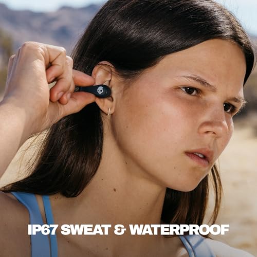 Skullcandy Push 720 Open Wireless Open-Ear Bluetooth Earbuds - True Black - color: Black/Silver