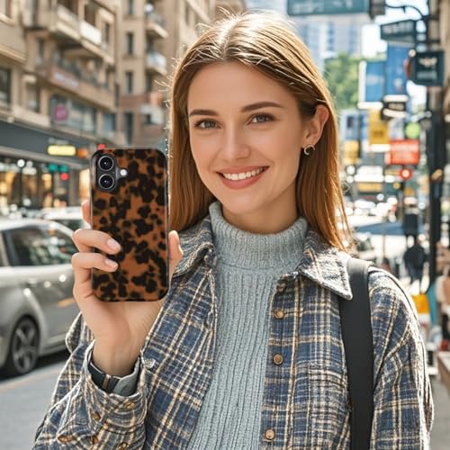 for iPhone 16 Case Tortoise Shell Cute Design | [Military Grade Protection], 8FT Drop Resistant Shockproof Heavy Duty Phone Case Cover Women Men for iPhone 16 6.1” - size: iPhone 16
