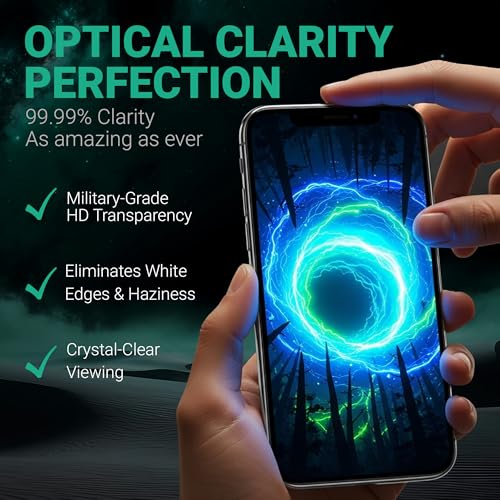 2 Pack iPhone 17 Pro Max/iPhone 16 Pro Max Screen Protector 6.9", 9H Tempered Glass, Easy Installation Kit, Screen Protector 16 Pro Max, Anti-Scratch, HD Clear, Phone Screen Protector