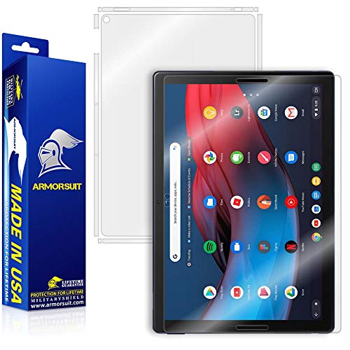 ArmorSuit MilitaryShield Full Body Skin Film + Screen Protector for Google Pixel Slate - Anti-Bubble HD Clear Film