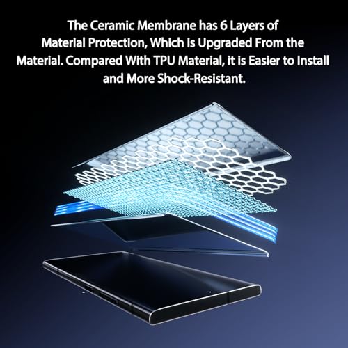 MAYtobe 2PCS Screen Protector for Samsung Galaxy Note 10 Plus Ceramic film - size: Samsung Note 10 Plus