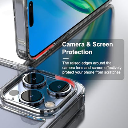 for iPhone 15 Pro Max Clear Bumper Frame No-Back Case, Slim Fit Ultra-Light Anti-Yellowing Transparent Protection Bezel Phone Cover Case 6.7" 2023 - color: Clear, size: iPhone 15 Pro Max