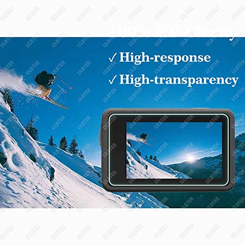 ULBTER Screen Protector for DJI OSMO Action 4 Camera + Lens cap[6+2 Pieces] - size: Action 4