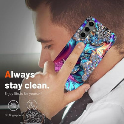 Compatible for Samsung Galaxy S25 Ultra 5G Case,Double Layer Shockproof Protection Heavy Duty Phone Cover,Sparkling Diamond Bird Pattern - color: Sparkling Diamond Bird Pattern, size: S25 Ultra