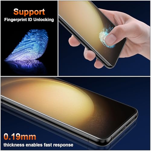 3 Pack for Samsung Galaxy S23 Plus Matte Anti-Glare Screen Protector, Flexible TPU Film Not Glass, Support Fingerprint Unlock, Scratch Resistant, Anti-Reflective Matte protection Film 1 - size: Galaxy S23 Plus