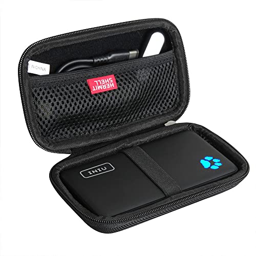 Hermitshell Hard Travel Case for INIU Portable Charger 10000mAh Power Bank [2022 Version] (Black) - color: Black