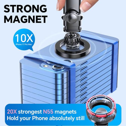 Kaistyle for MagSafe Car Mount【Powerful Suction Cup】 Magnetic Phone Mount for Car Phone Holder Dashboard Windshield Air Vent Phone Holders for Your Car Mount for iPhone 17 Pro Max 16 15 14 13