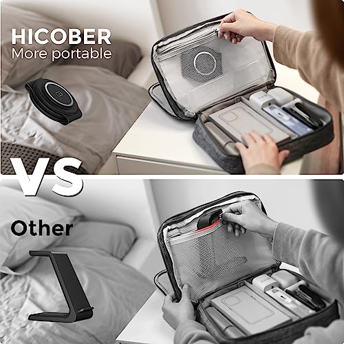 HICOBER 3-in-1 Wireless Charging Station for iPhone, Watch, AirPods, Black - color: Black