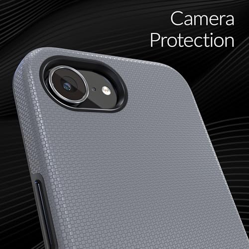 Crave for iPhone 17e Case and iPhone 16e Case, Shockproof Protection Dual Layer Case for iPhone 17e, iPhone 16e (6.1 inch) - Slate - color: Slate