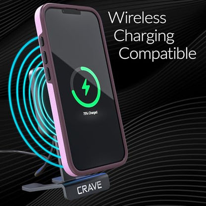 Crave for iPhone 17e Case and iPhone 16e Case, Shockproof Protection Dual Layer Case for iPhone 17e, iPhone 16e (6.1 inch) - Lilac - color: Lilac
