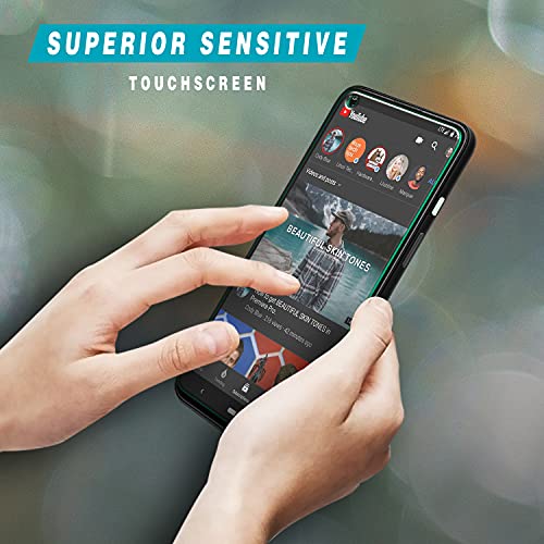 2 Pack Screen Protector for Google Pixel 4a Tempered Glass 5.81 inch - color: Clear-Google Pixel 4a 4G