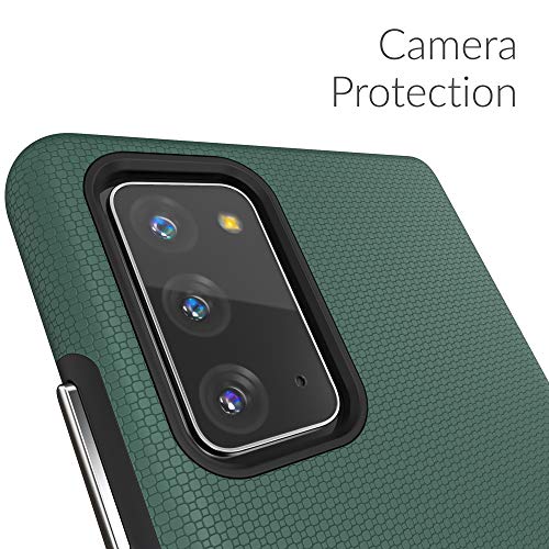 Crave Galaxy Note 20 Case, Shockproof Protection Dual Layer Case for Galaxy Note 20 (6.7 inch) - Forest Green - color: Forest Green