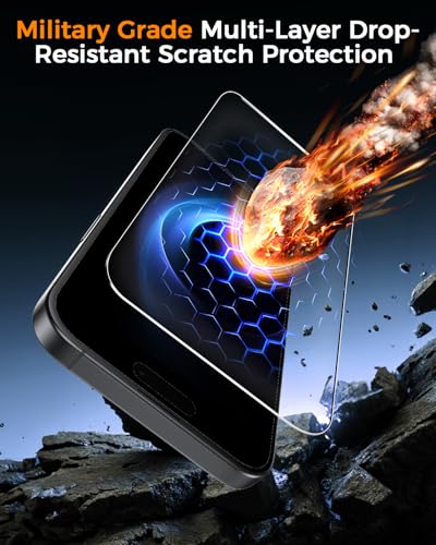 SIBEITU 3+3 Pack Screen Protector for iPhone 13 6.1 Inch Tempered Glass | 3 Pack Screen + 3 Pack Camera Lens Protector, HD Clear 9H Hardness, Scratch Resistant, Sensor Protection, Case Friendly - size: iPhone 13 6.1"
