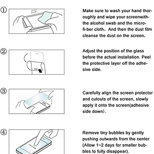 for Galaxy A53 5G Full Coverage Screen Protector Glass, [2 Pcs] Black Silk Anti-Scratch Easy to Install Tempered Glass Protective Film for Samsung Galaxy A53 5G (6.5-inch)