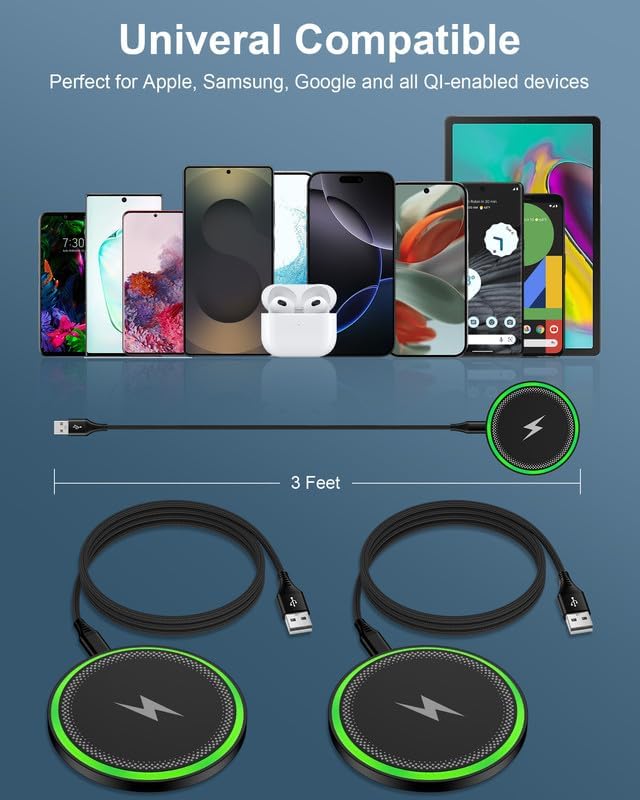 Wireless Charger Samsung Galaxy, Cargador Inalmbrico for Sam Sung S26 Ultra - color: Wireless Charger-Black