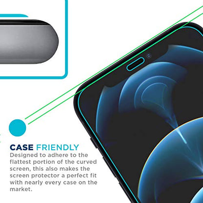 Tech Armor Screen Protector for iPhone 12 Pro Max, Ballistic Glass, 3-Pack - size: iPhone 12 Pro Max-6.7 Inch