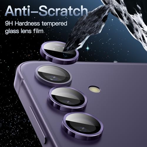 JETech Camera Lens Protector for Galaxy S24 Plus, Cobalt Violet, 1 Set - color: Cobalt Violet